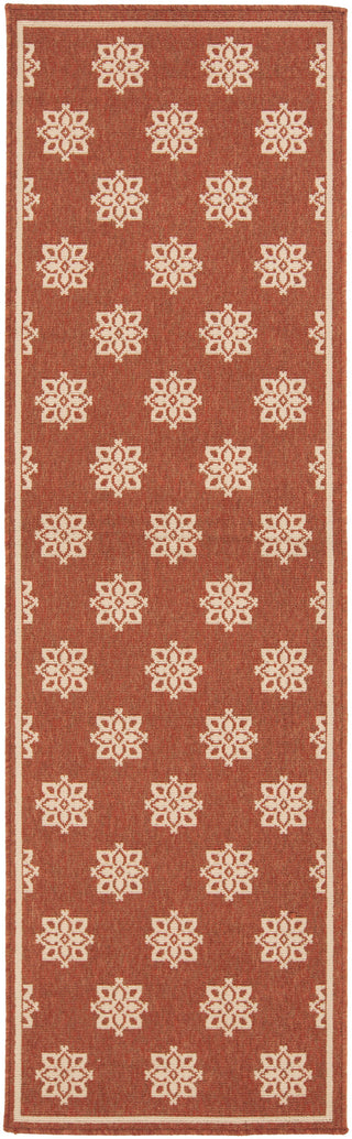 Surya Alfresco ALF-9611 Cherry Area Rug 2'3'' X 7'9'' Runner