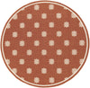 Surya Alfresco ALF-9611 Cherry Area Rug 7'3'' Round