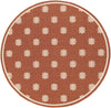 Surya Alfresco ALF-9611 Cherry Area Rug 7'3'' Round