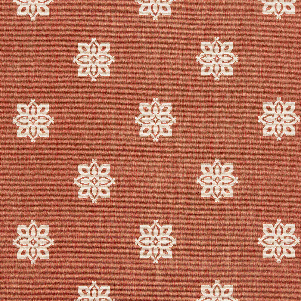 Surya Alfresco ALF-9611 Cherry Machine Loomed Area Rug Sample Swatch