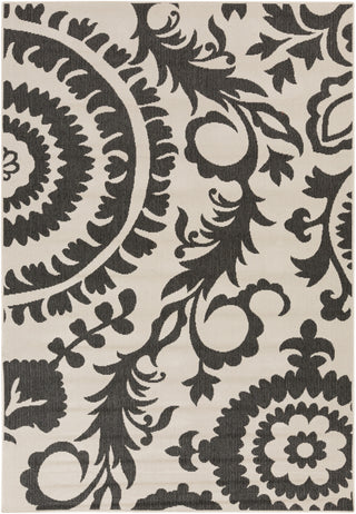 Surya Alfresco ALF-9612 Gray/Black Area Rug 5'3'' x 7'6''