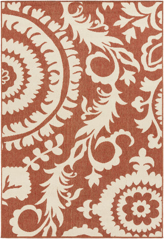 Surya Alfresco ALF-9613 Cherry Area Rug 5'3'' x 7'6''