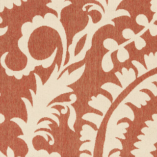 Surya Alfresco ALF-9613 Cherry Machine Loomed Area Rug Sample Swatch