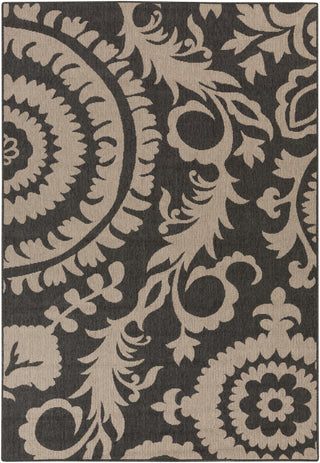 Surya Alfresco ALF-9615 Black Area Rug 5'3'' x 7'6''