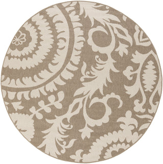 Surya Alfresco ALF-9616 Taupe Area Rug 7'3'' Round