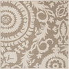 Surya Alfresco ALF-9616 Taupe Area Rug 7'3'' Square