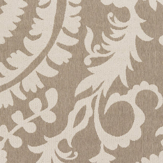 Surya Alfresco ALF-9616 Taupe Machine Loomed Area Rug Sample Swatch