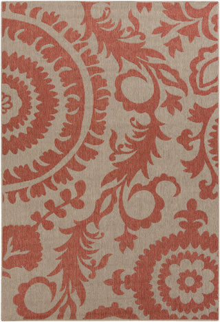 Surya Alfresco ALF-9617 Cherry Area Rug 5'3'' x 7'6''