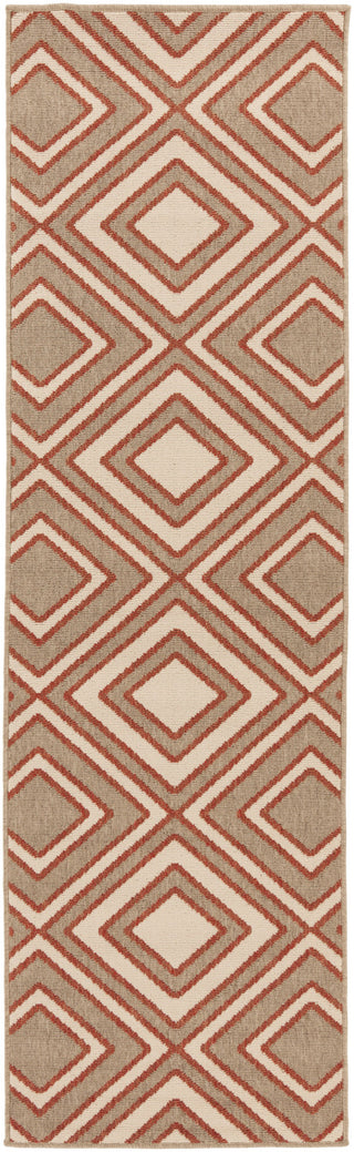 Surya Alfresco ALF-9618 Cherry Area Rug 2'3'' x 7'9'' Runner