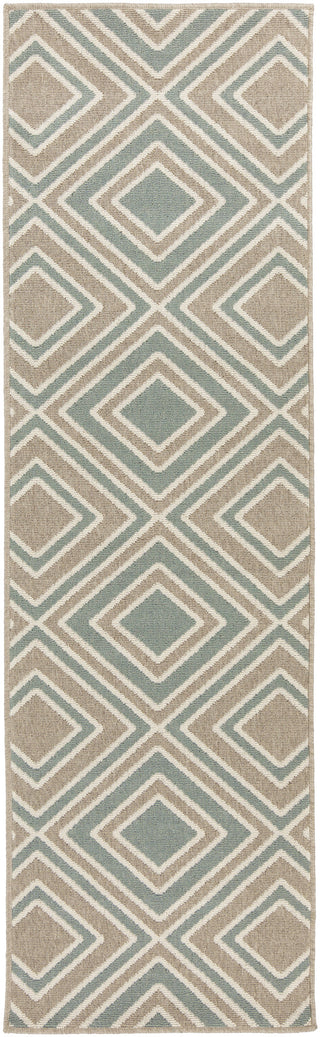 Surya Alfresco ALF-9620 Moss Area Rug 2'3'' X 7'9'' Runner