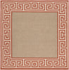 Surya Alfresco ALF-9628 Rust Area Rug 7'3'' Square