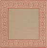 Surya Alfresco ALF-9628 Rust Area Rug 7'3'' Square