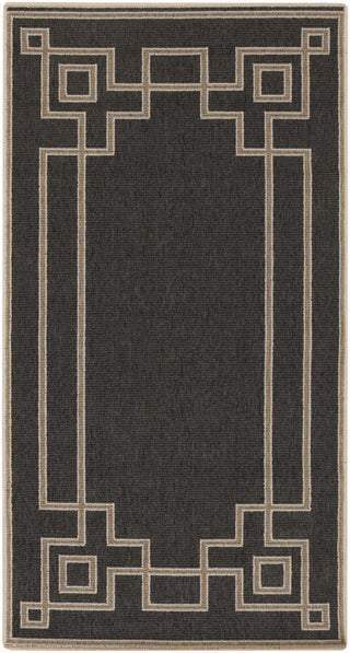 Surya Alfresco ALF-9630 Black Area Rug 2'3'' x 4'6''