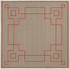 Surya Alfresco ALF-9633 Cherry Area Rug 7'3'' Square