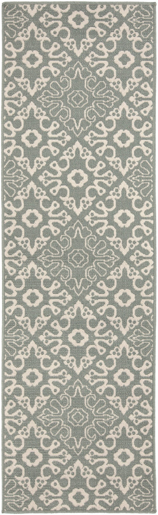 Surya Alfresco ALF-9634 Moss Area Rug 2'3'' x 7'9'' Runner