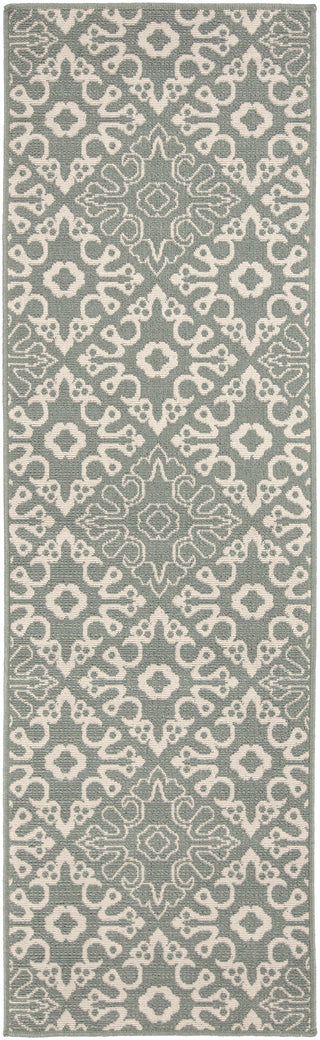 Surya Alfresco ALF-9634 Moss Area Rug 2'3'' X 7'9'' Runner