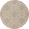 Surya Alfresco ALF-9635 Taupe Area Rug 7'3'' Round