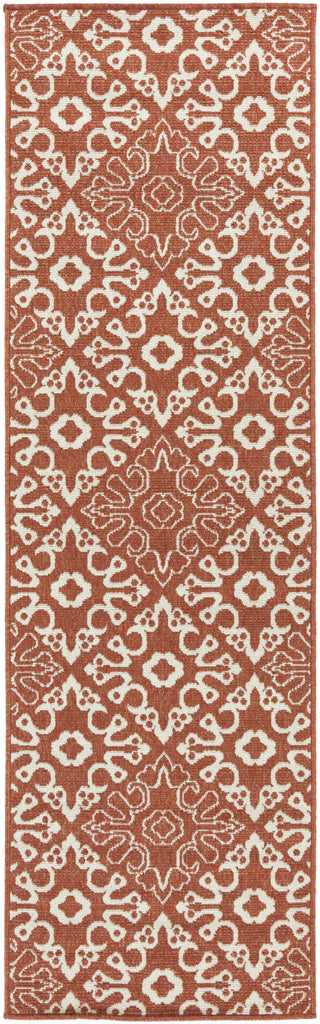 Surya Alfresco ALF-9636 Cherry Area Rug 2'3'' x 7'9'' Runner