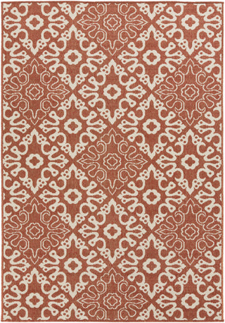 Surya Alfresco ALF-9636 Cherry Area Rug 5'3'' x 7'6''