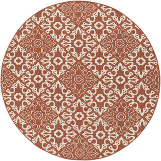 Surya Alfresco ALF-9636 Cherry Area Rug 7'3'' Round