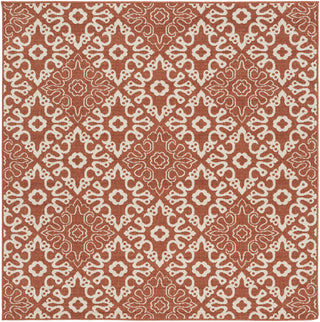 Surya Alfresco ALF-9636 Cherry Area Rug 7'3'' Square