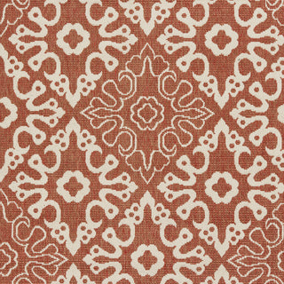 Surya Alfresco ALF-9636 Cherry Machine Loomed Area Rug Sample Swatch