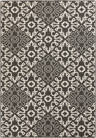 Surya Alfresco ALF-9637 Black Area Rug 5'3'' x 7'6''