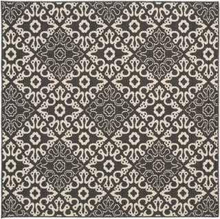 Surya Alfresco ALF-9637 Black Area Rug 7'3'' Square