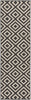 Surya Alfresco ALF-9639 Black Area Rug 2'3'' x 7'9'' Runner