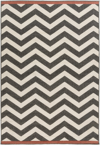 Surya Alfresco ALF-9646 Black Area Rug 5'3'' x 7'6''