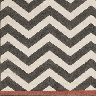 Surya Alfresco ALF-9646 Black Machine Loomed Area Rug Sample Swatch