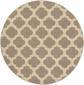 Surya Alfresco ALF-9649 Brown/Neutral Area Rug 7'3'' Round