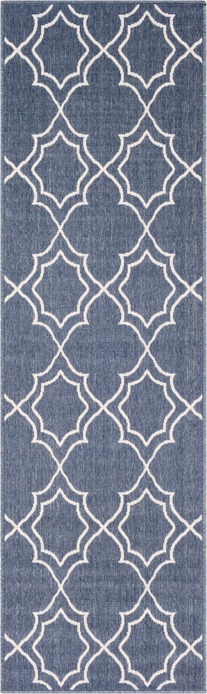 Surya Alfresco ALF-9650 Charcoal White Area Rug Runner Image