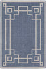 Surya Alfresco ALF-9654 Charcoal Taupe White Area Rug Main Image 5'3"x7'6"