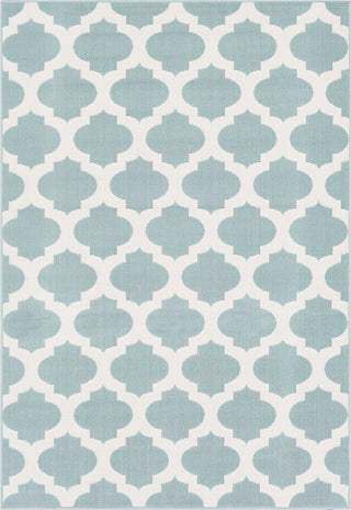 Surya Alfresco ALF-9664 Aqua White Area Rug main image