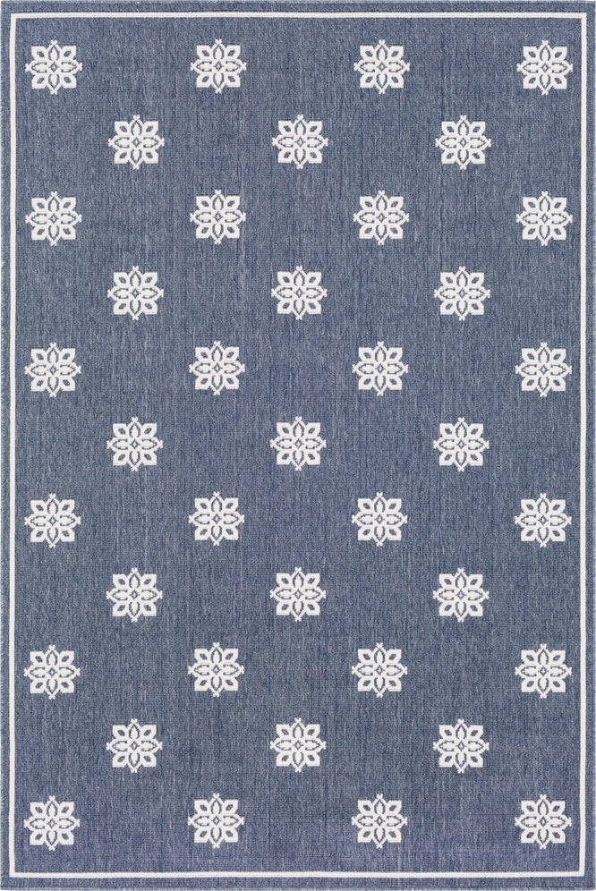 Surya Alfresco ALF-9675 Charcoal White Area Rug main image