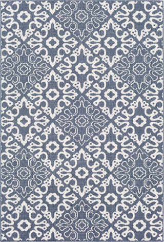 Surya Alfresco ALF-9676 Charcoal White Area Rug main image