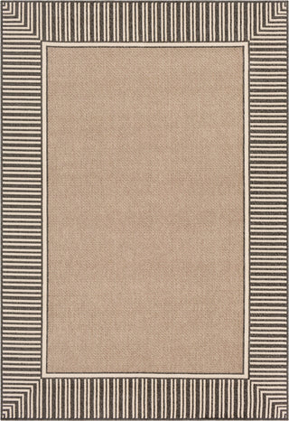 Surya Alfresco ALF-9684 Camel Black Cream Area Rug Main Image 