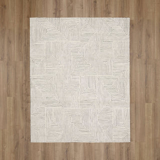 Karastan Sirocco Algiers Black/White Area Rug by Drew and Jonathan Main Image