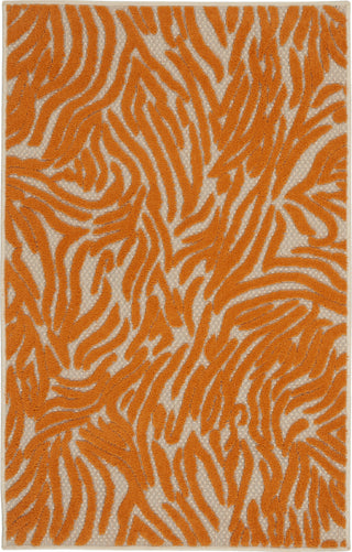 Nourison Aloha ALH04 Orange Area Rug