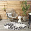 Nourison Aloha ALH05 Black White Area Rug Lifestyle
