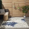 Nourison Aloha ALH05 Ivory/Navy Area Rug Lifestyle