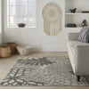 Nourison Aloha ALH05 Silver Grey Area Rug Room Scene 2