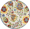 Nourison Aloha ALH17 Ivory/Multi Area Rug Round