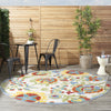 Nourison Aloha ALH17 Ivory/Multi Area Rug Lifestyle