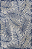 Nourison Aloha ALH18 Ivory/Navy Area Rug Main Image