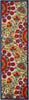 Nourison Aloha ALH20 Red/Multicolor Area Rug Runner