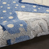 Nourison Aloha ALH24 Blue/Grey Area Rug Close Up