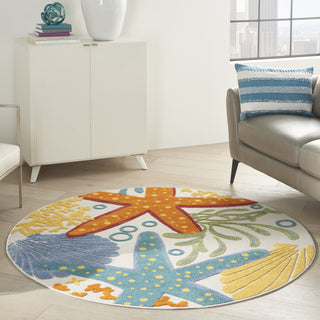 Nourison Aloha ALH24 Multicolor Area Rug Room Scene 2