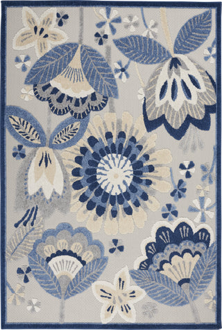 Nourison Aloha ALH25 Blue/Grey Area Rug Main Image